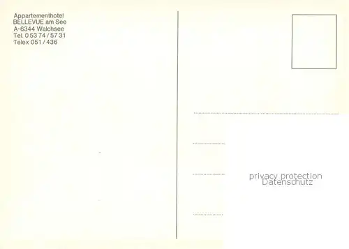 AK / Ansichtskarte Walchensee Appartementhotel Bellevue am See Walchensee