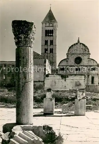 AK / Ansichtskarte Zadar_Zadra_Zara Ruine Kirche Zadar_Zadra_Zara