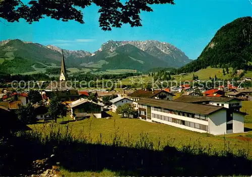 AK / Ansichtskarte Koessen_Tirol Panorama mit Wildem Kaiser Koessen Tirol