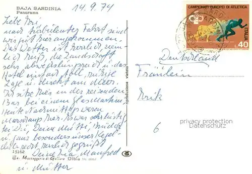 AK / Ansichtskarte Baja_Sardinia_Arzachena_IT Panorama 