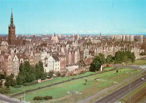 AK / Ansichtskarte Gdamsk Widok ogolnyod strony alei Leningradkiej Gdamsk