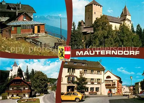 AK / Ansichtskarte Mauterndorf Gasthaus Schloss Kirche Ortspartie Mauterndorf