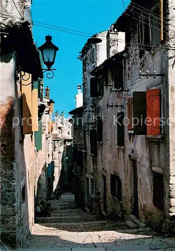 AK / Ansichtskarte Rovinj_Rovigno_Istrien_Croatia Gasse 