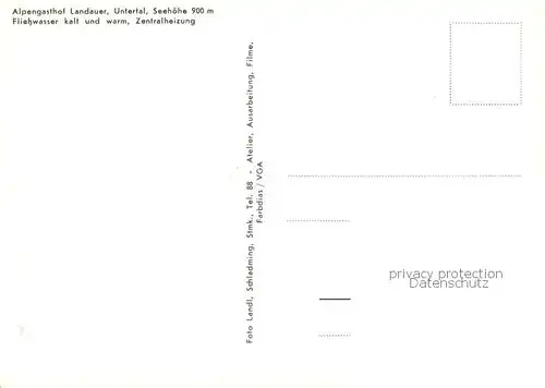 AK / Ansichtskarte Untertal Alpengasthof Landauer Untertal