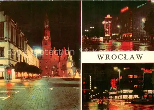 AK / Ansichtskarte Wroclaw Ratusz Ulica Generala Karola Swierczewskiego Powszechny Dom Towarowy Wroclaw