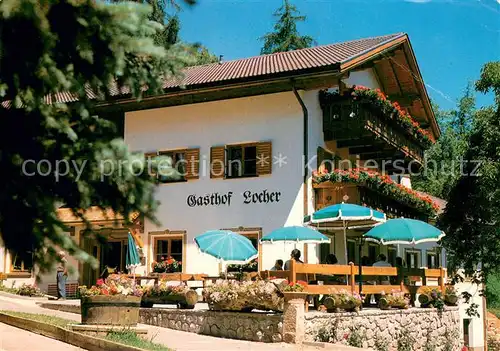 AK / Ansichtskarte Jenesien_Bozen_IT Gasthof Locher Terrasse 