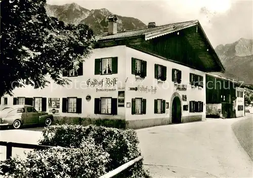 AK / Ansichtskarte Kruen Alpengasthof Post Aussenansicht Kruen
