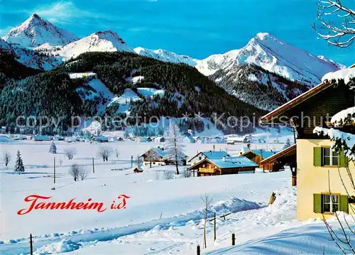 AK / Ansichtskarte Tannheim_Tirol Wintersport winter Geishorn Rohnenspitze Tannheim Tirol