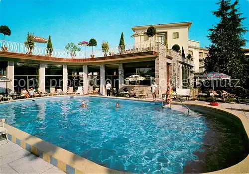 AK / Ansichtskarte Abano_Terme Hotel Terme Due Torri Schwimmbad Abano Terme