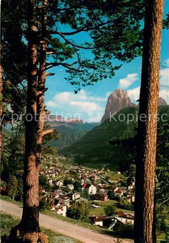 AK / Ansichtskarte Val_Gardena Panorama col Gruppo del Sassolungo Val_Gardena