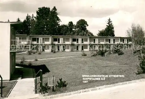 AK / Ansichtskarte Ottenstein_Rastenfeld_AT Erholungszentrum Ottenstein Kampstausee 