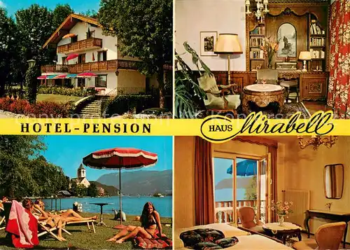 AK / Ansichtskarte St_Wolfgang_Salzkammergut Hotel Pension Haus Mirabell Innen  u. Aussenansichten St_Wolfgang_Salzkammergut