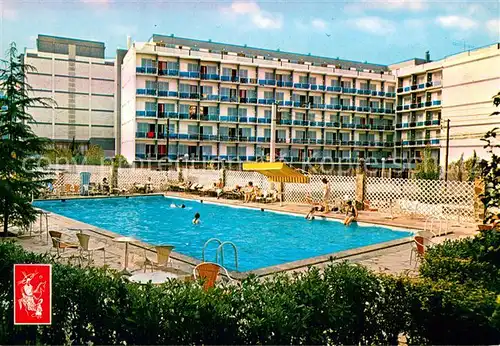 AK / Ansichtskarte Lloret_de_Mar Hotel San Marti PArk 2 Pool Lloret_de_Mar