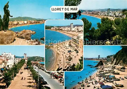 AK / Ansichtskarte Lloret_de_Mar Strand Ansichten Lloret_de_Mar