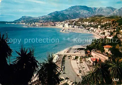 AK / Ansichtskarte Menton_06 Vue sur la Frontiere Franco Italienne et Menton 