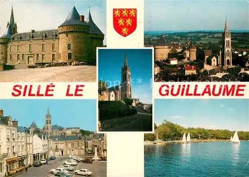 AK / Ansichtskarte Sille le Guillaume_72 Teilansichten Schloss Kirche  