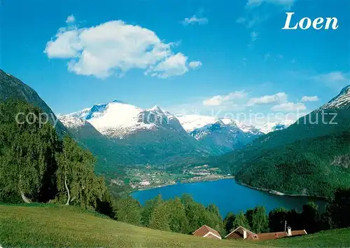 AK / Ansichtskarte Loen_Nordfjord Panorama Loen Nordfjord