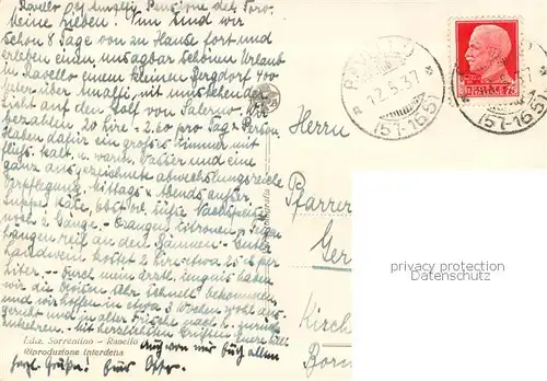 AK / Ansichtskarte Ravello_Amalfikueste Panorama 