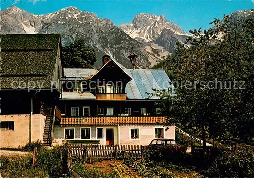 AK / Ansichtskarte Ramsau_Dachstein_Steiermark Pension Bacherhof Ramsau_Dachstein