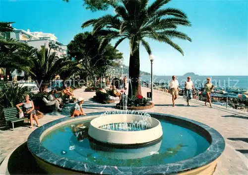 AK / Ansichtskarte Alassio_Liguria_IT Promenade 