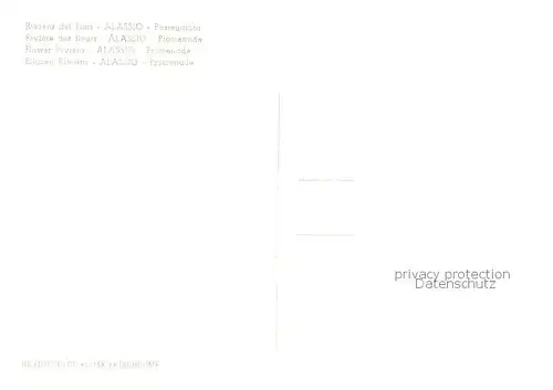 AK / Ansichtskarte Alassio_Liguria_IT Promenade 