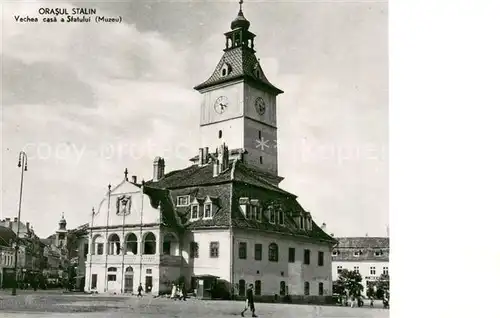 AK / Ansichtskarte Kronstadt_Brasso_Brasov_RO Rathaus 