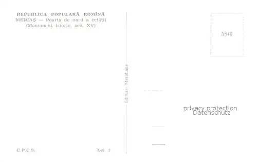 AK / Ansichtskarte Medias_RO Portata de nord a cetatii 