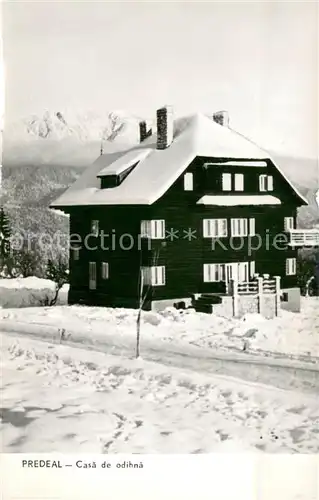 AK / Ansichtskarte Predeal_Romania Casa de odihna 