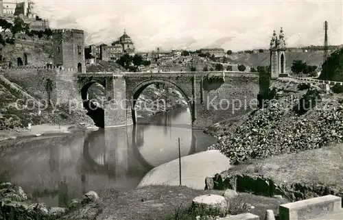 AK / Ansichtskarte Toledo_Castilla La_Mancha_ES Puente de Alcantara 