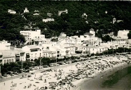AK / Ansichtskarte Llafranch_Llafranc_ES Hotel Montecarlo Strand 