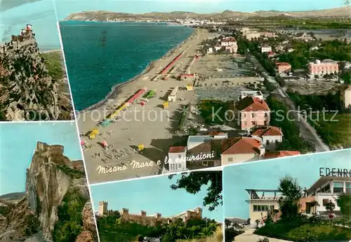 AK / Ansichtskarte Misano_Adriatico_Rimini_IT Mare e le escursioni Hotel Edenrock 