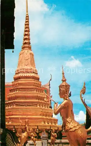 AK / Ansichtskarte Bangkok_Thailand Scenery of Wat Pra Keo 