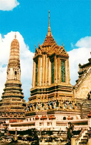 AK / Ansichtskarte Dhonburi_Thailand Scenery of Wat Aroon  