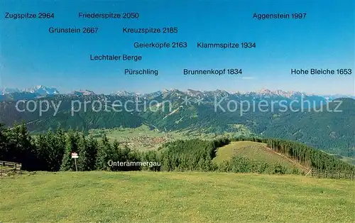 AK / Ansichtskarte Bad_Kohlgrub Hoerndl Huette Unterammergau Bad_Kohlgrub
