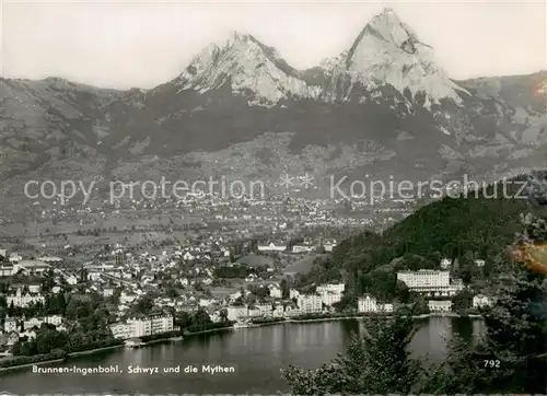 AK / Ansichtskarte Ingenbohl Schwyz und die Mythen Ingenbohl