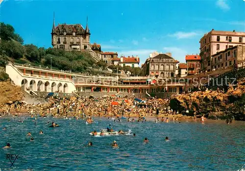 AK / Ansichtskarte Biarritz_Pyrenees_Atlantiques Plage du Port Vieux Biarritz_Pyrenees