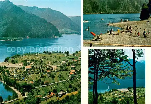 AK / Ansichtskarte Anfo_IT Lago dIdro Campeggi e spiaggia 