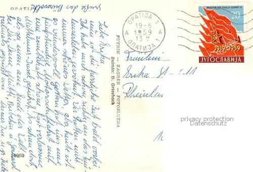 AK / Ansichtskarte Opatija_Abbazia Promenade 