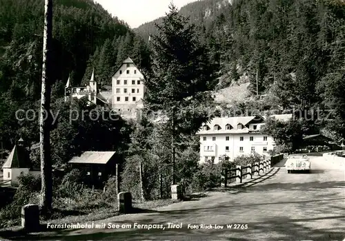 AK / Ansichtskarte Fernpass_Reutte_Tirol_AT Fernsteinhotel mit See 