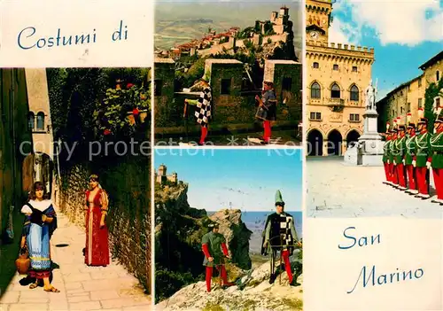 AK / Ansichtskarte San_Marino Costumi di San Marino San_Marino