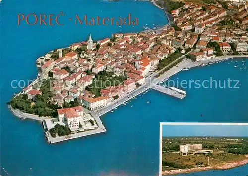 AK / Ansichtskarte Porec_Croatia Materada Fliegeraufnahmen 