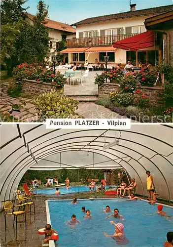 AK / Ansichtskarte Vilpian Pension Platzer Terrasse Pool Vilpian
