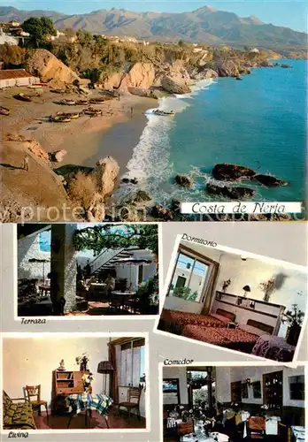AK / Ansichtskarte Nerja_Costa_del_Sol_ES Terraza Doritorio Living Comedor 