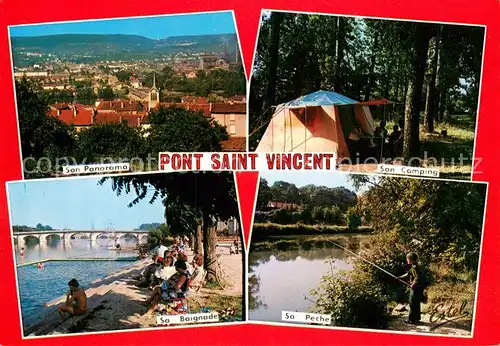AK / Ansichtskarte Pont Saint Vincent Son Panorama Son Camping Sa Baignade Sa Peche Pont Saint Vincent