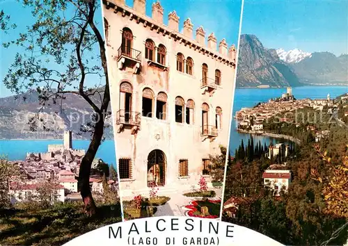 AK / Ansichtskarte Malcesine_Lago_di_Garda Panorama Motiv Malcesine_Lago_di_Garda