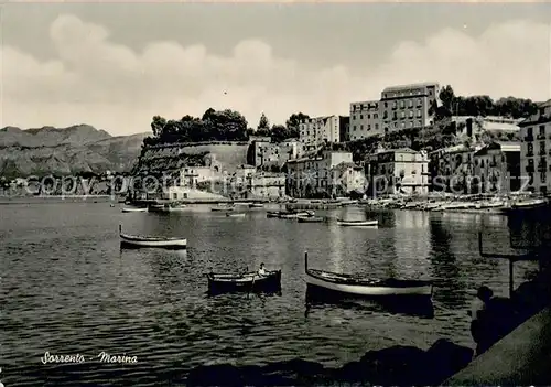 AK / Ansichtskarte Sorrento__Sorrent_Campania_Italia Marina 