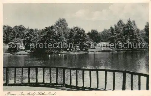 AK / Ansichtskarte Plauen__Vogtland Im Adolf Hitler Park 
