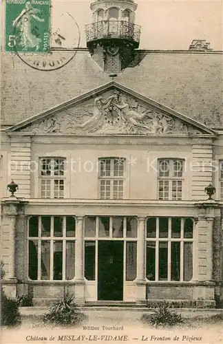 AK / Ansichtskarte Meslay le Vidame Le Fronton de Pezieux Meslay le Vidame
