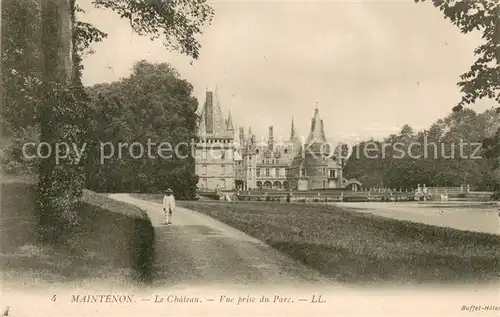 AK / Ansichtskarte Maintenon_28 Le Chateau Vue prise du Parc 