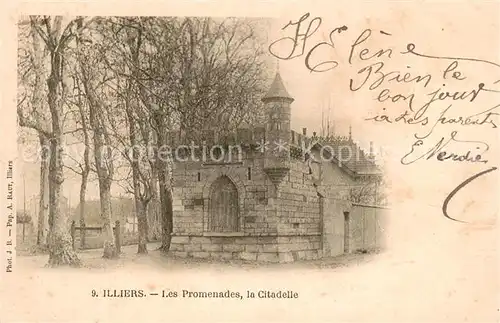 AK / Ansichtskarte Illiers Combray_28_Eure et Loir Les Promenades la Citadelle 